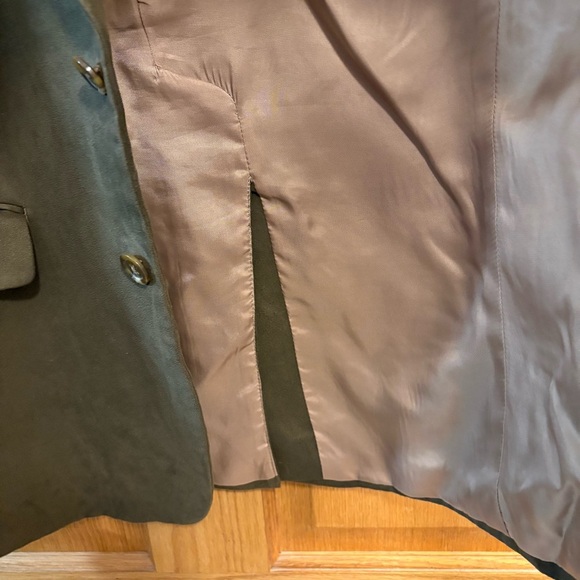 Lauren By Ralph Lauren Brown Suede Polyester Blazer Jacket Sport Coat Men's 40S - Picture 8 of 8